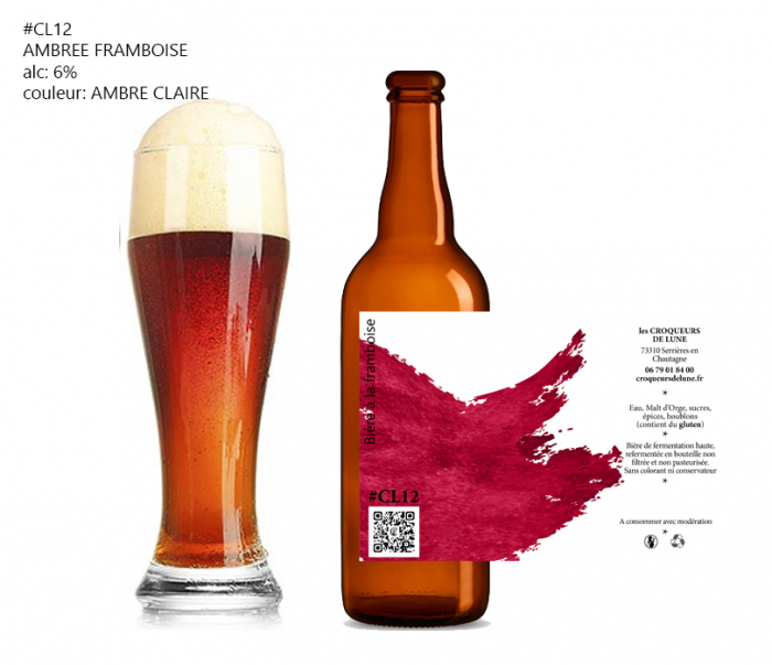 Photo du produit CL12 - Ambrée Framboise