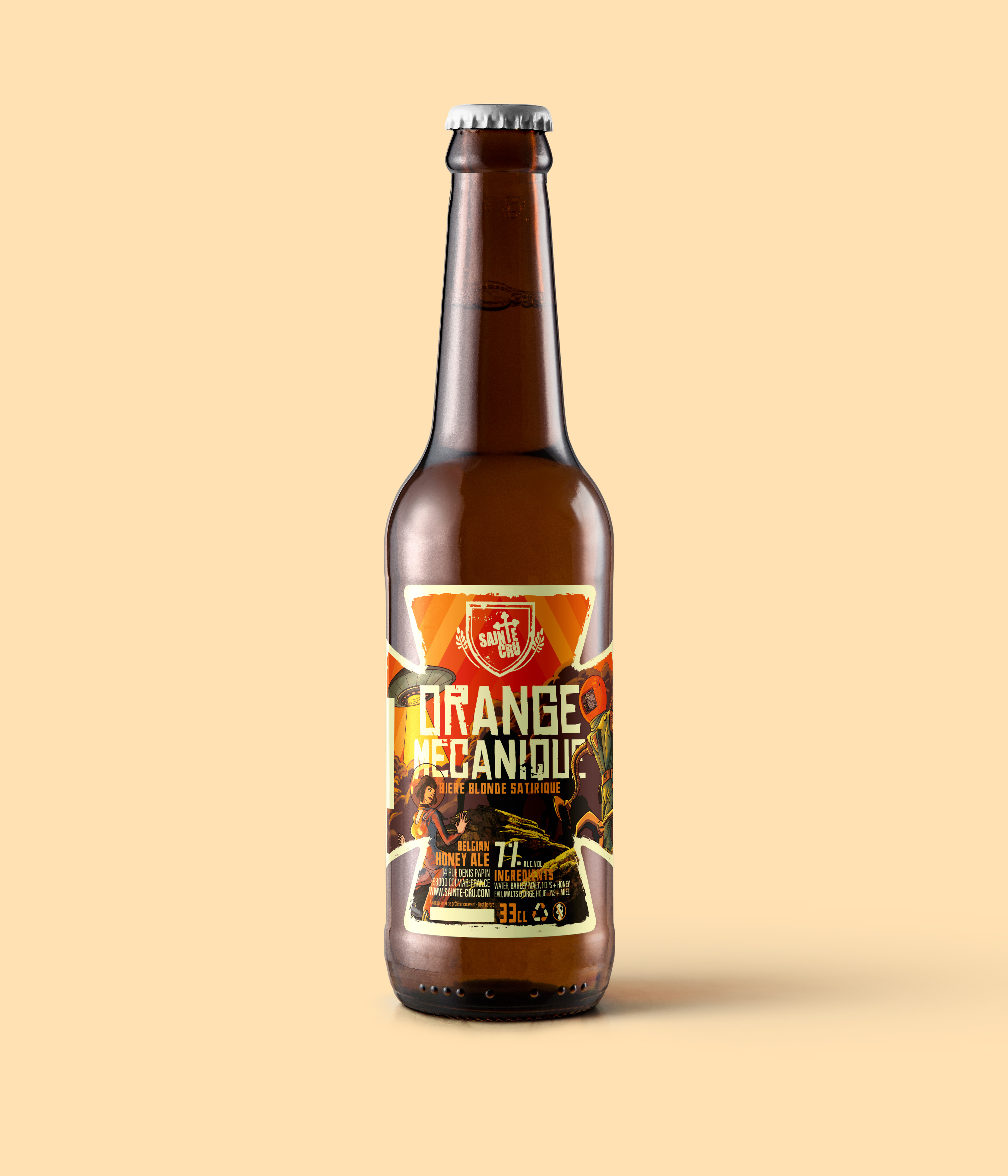 Photo du produit ORANGE MÉCANIQUE (belgian honey ale)