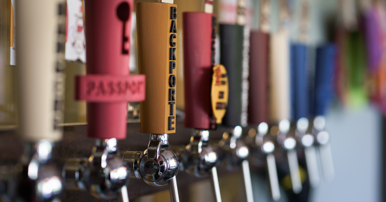 Taps à bière de la Brasserie Backporte