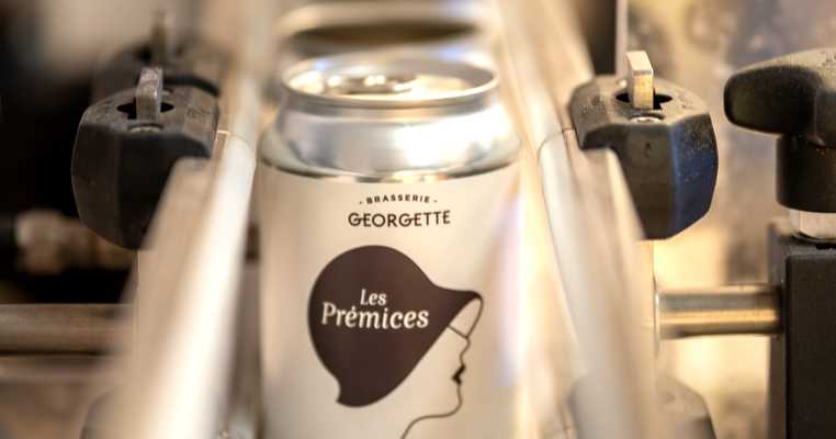 Canette Les Prémices sur rail de la Brasserie Georgette