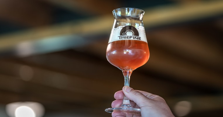 Verre de bière de la Brasserie Thiéfine