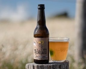 Bouteille de bière blonde La Bière Michelaise